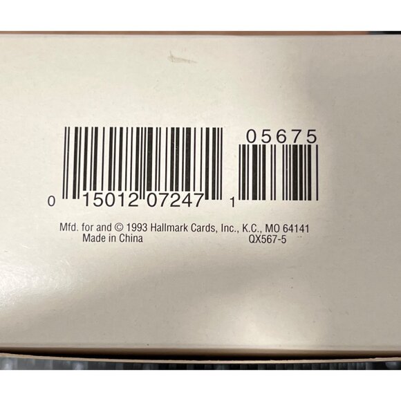 1993 HALLMARK KEEPSAKE ORNAMENT QX567-5 Shopping with Santa here comes santa Car - Picture 2 of 8